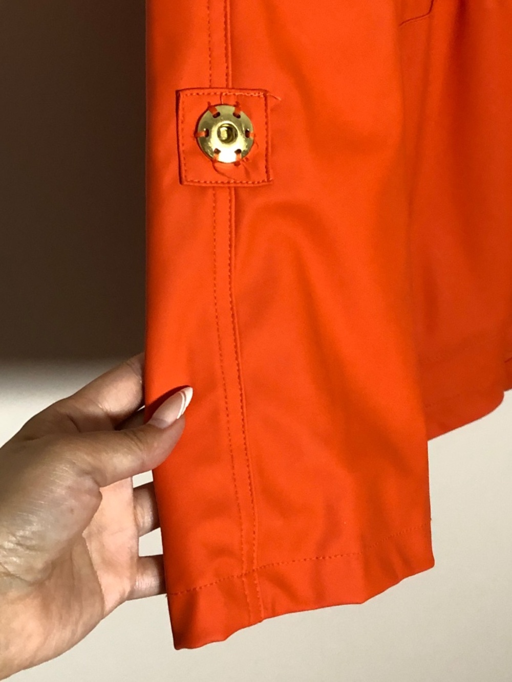 Ciao Milano Rain Jacket In Orange Size S - Picture 5 of 13